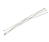 Silver 30 Gauge Brass Fuse Wire (Ball Pins) For Jewellery Making , BPP-021